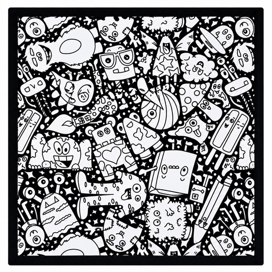 Color Your Vibe Blanket - Monster Madness